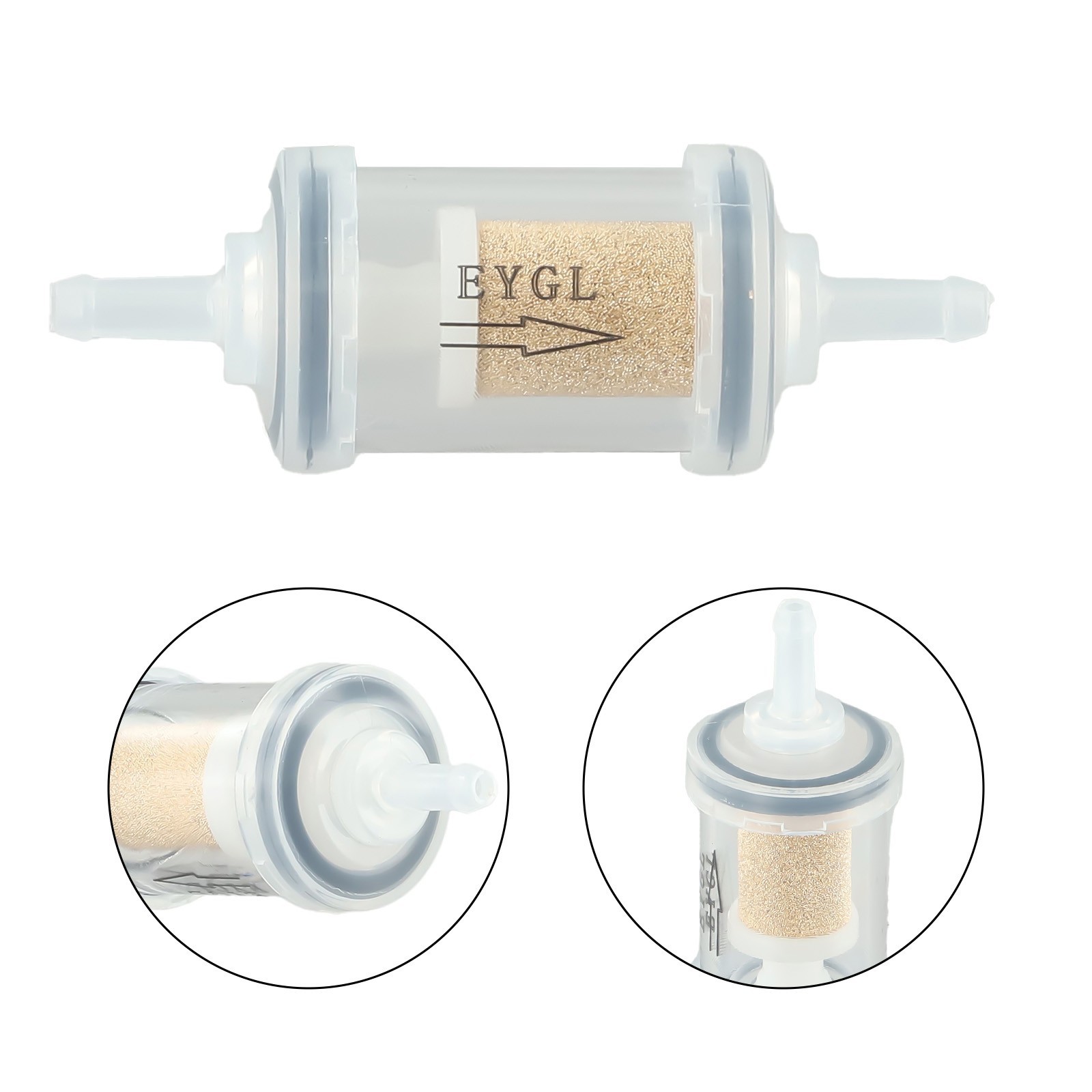 Transparent Shell Copper Filter for Lawn Mowers Heat and Vibration Resistant