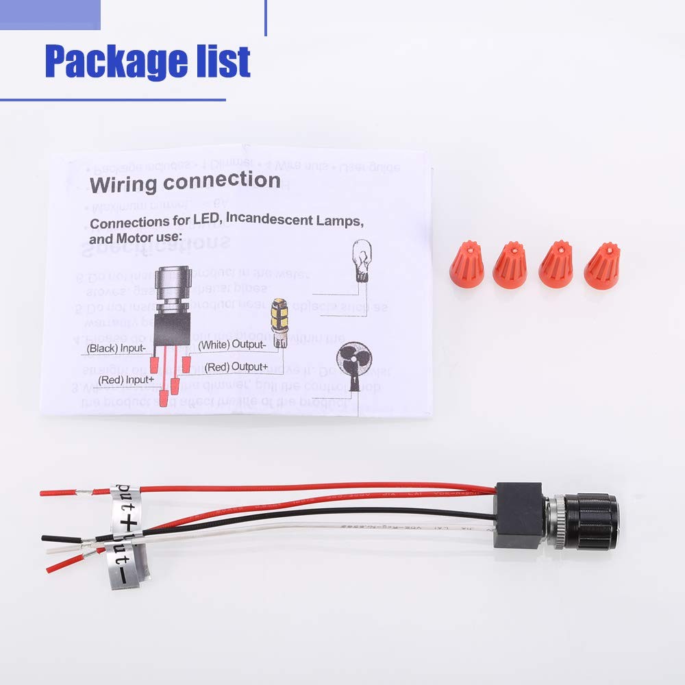 12 Volt Dc Dimmer Switch For Led Rv Lights Interior 524 Volts Led Ceiling Dome L