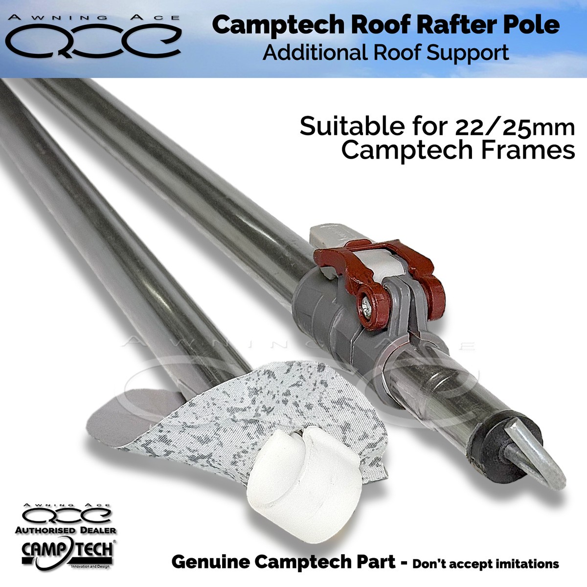 Camptech Savanna DL Mid Roof Rafter Awning Roof Support Pole