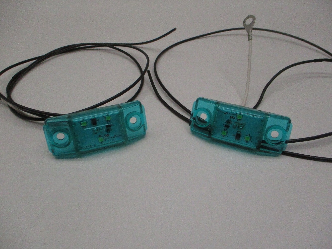 (2) 2.75″ Green LED Accent Utility Step Under Cabinet Shelf Lights Camper RV