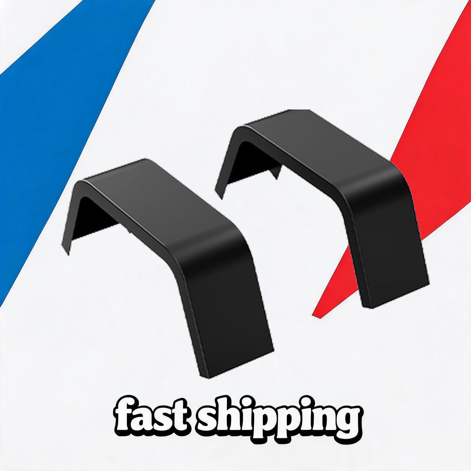 2-Pack Steel Single Axle Cargo Trailer Fenders For 14″-16″ Wheels Tires Hauler