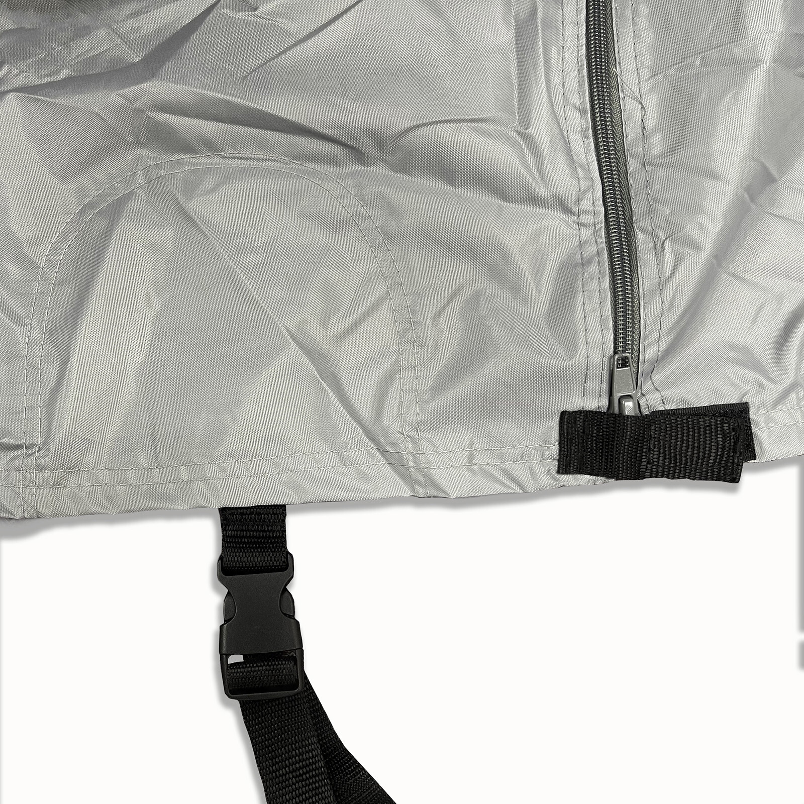 Deluxe Serro Scotty Sportsman 10′ Travel Trailer Camper Cover W/ Zipper Access