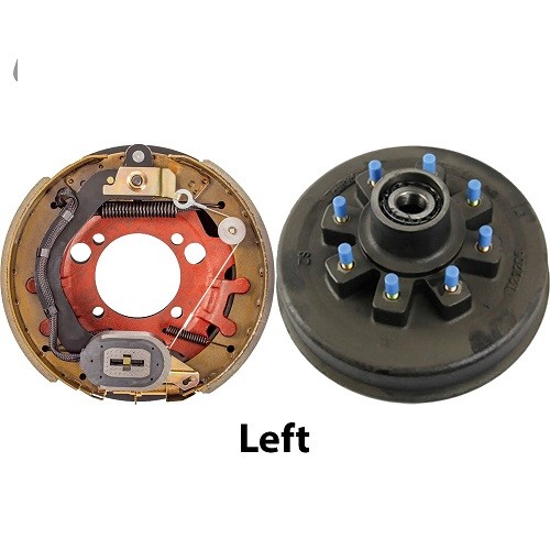 Lippert 8K LH 12.25×3.38 Brake & 8-on-6.5 Hub, 5/8″ Studs – Dexter Compatible