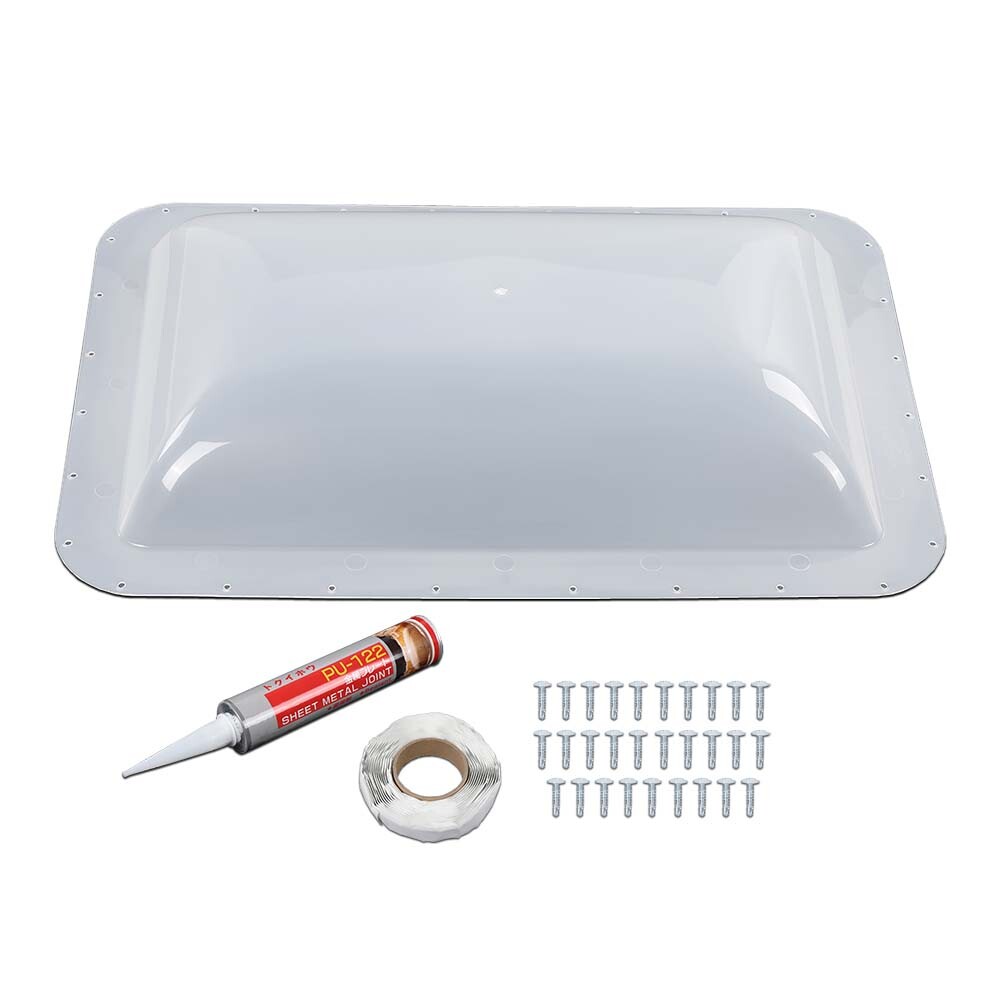 17.5″ X 26.75″ RV Camper Skylight Exterior Cover w/ Installation Accessories
