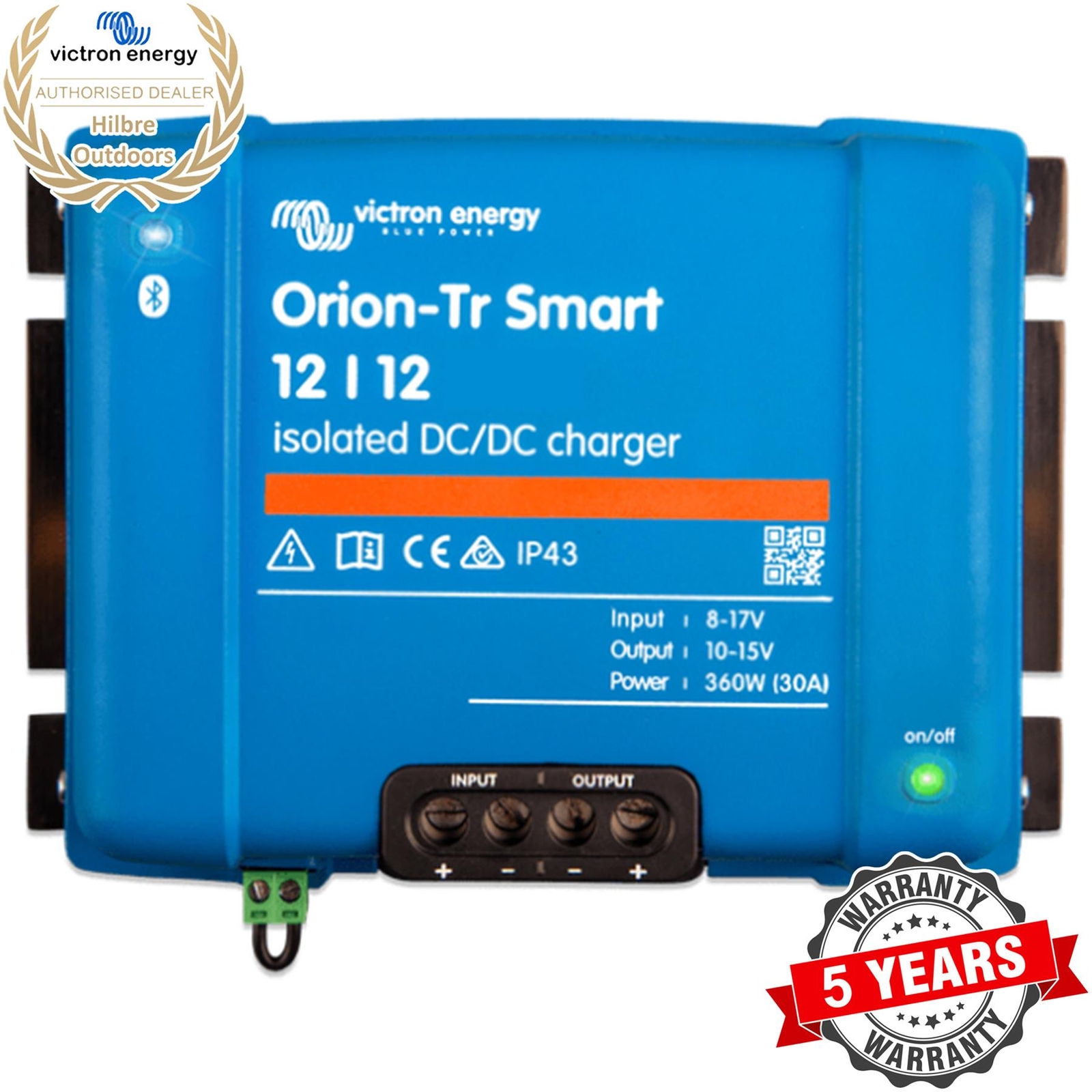 VICTRON ENERGY BLUE SMART 12/12V 18A ISOLATED DC/DC BATTERY CHARGER ORION-TR