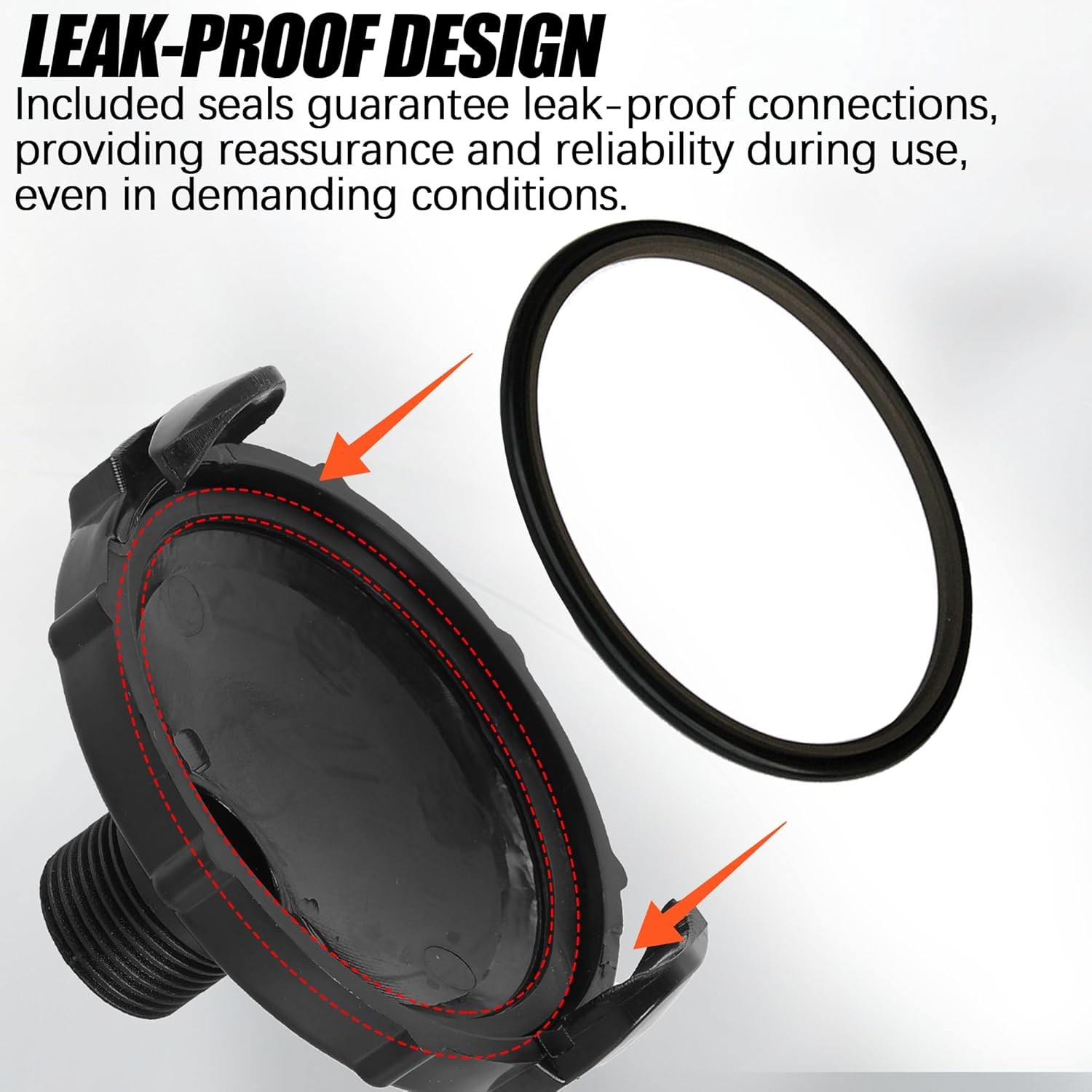 2Pack,T1020-1 Waste Valve Cap with Bayonet Hook 3with Capped 3/4GHT RV Sewer Cap