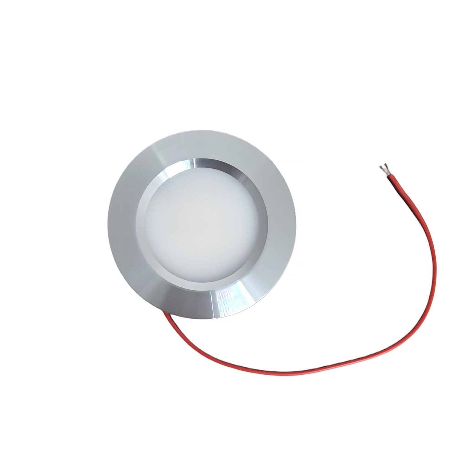 4 x LED 12V 24V Spot Lights Dimmable Caravan Boat Chrome Recessed Downlights