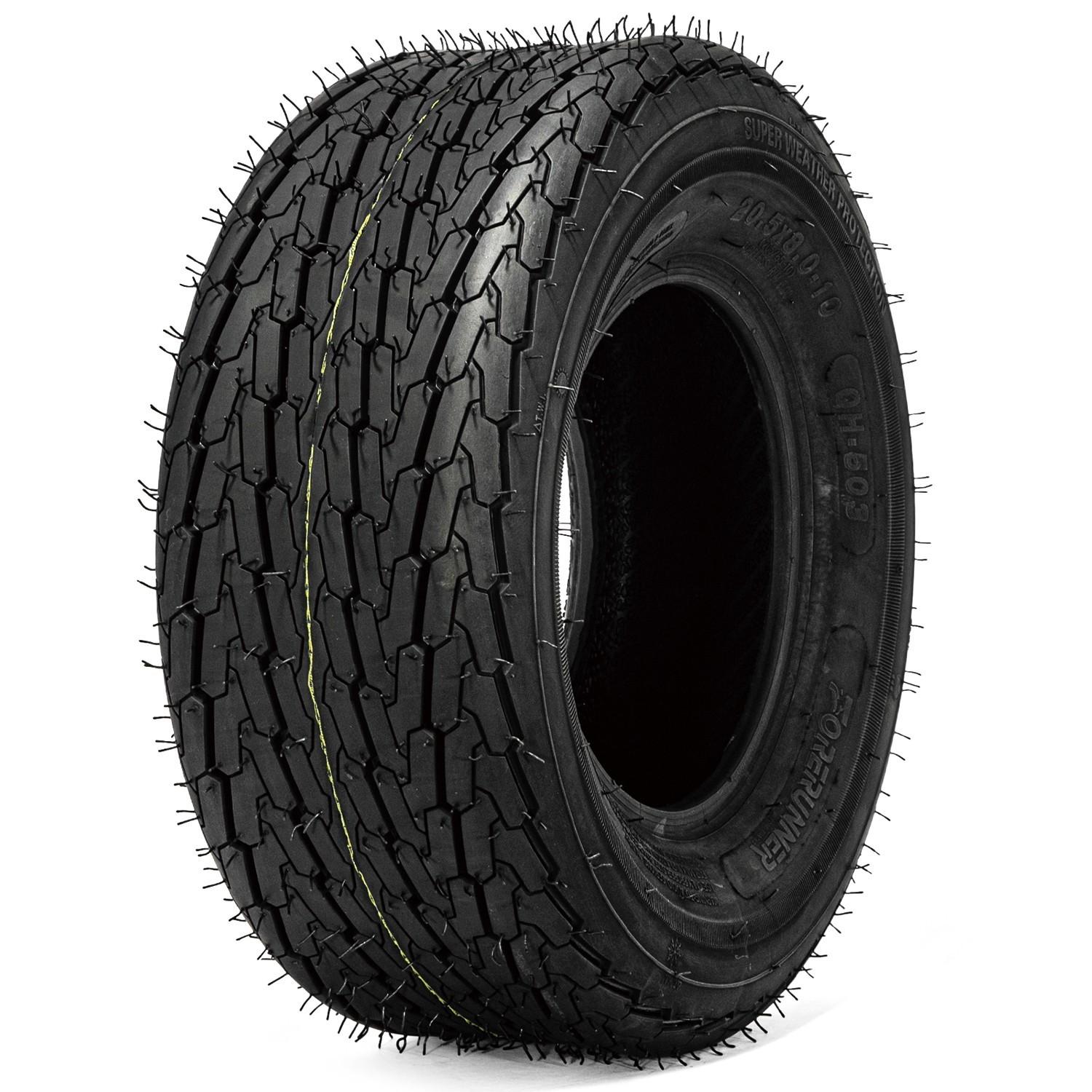 2 Tires 20.5×8-10 Trailer Tires 20.5×8.0-10 Boat Trailer Tires 20.5x8x10 6PR
