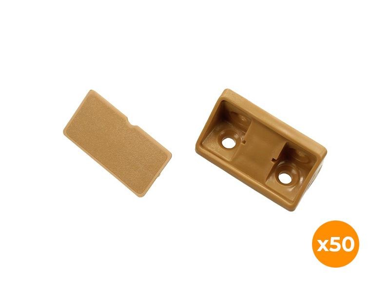 Just Kampers Mini Corner Joint Beige Pack of 50 Complete With Cap Small Cabinet