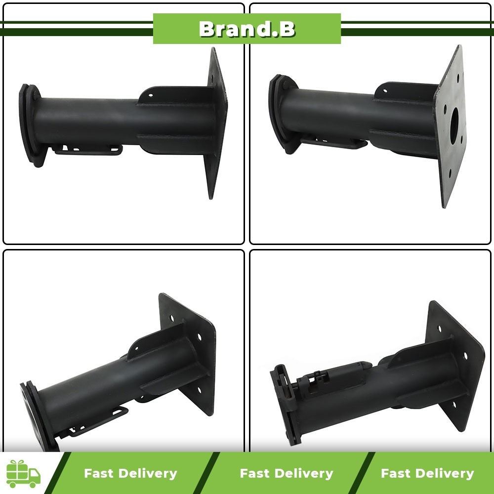 Wheel RV 17″ Fifth (5th) to Gooseneck Adapter Hitch w/ 7 3/4″ Forward Offset Kit