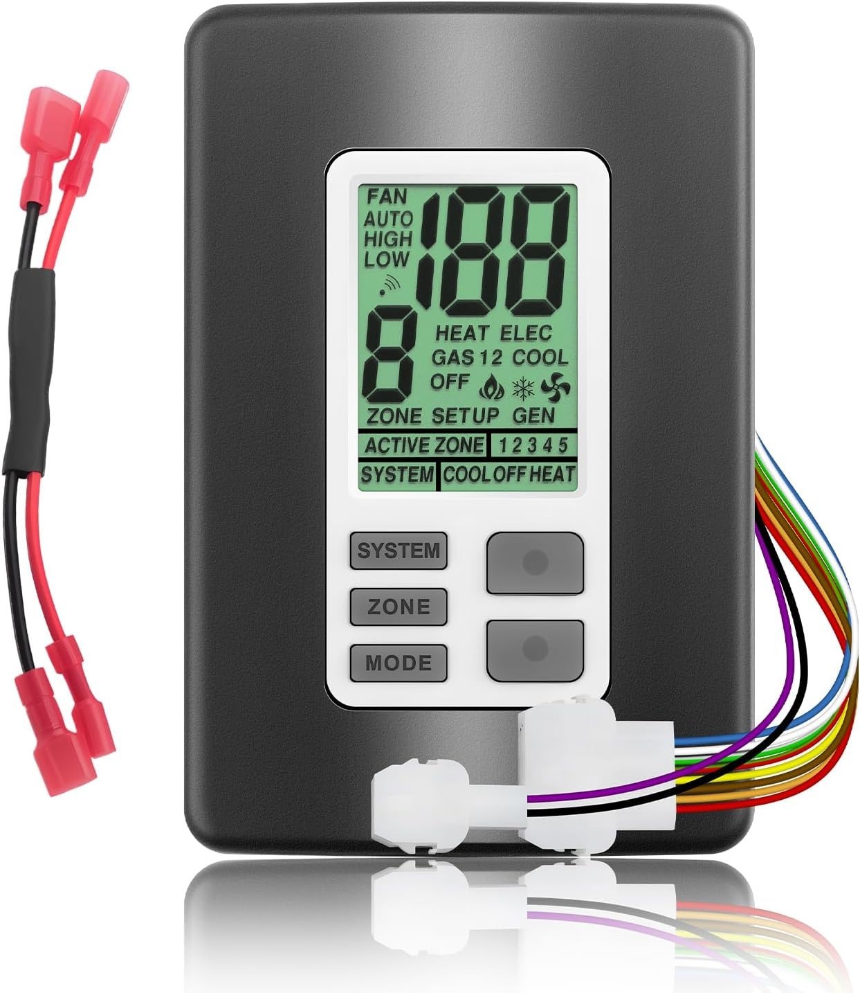 Coleman Mach 9330A3341 Wall Thermostat for RV Hot/Cool Temperature Control 12V