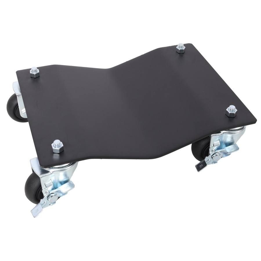 2x 2500lbs Professional Vehicle Dollies, Wheel Dolly Steel Tire Skates