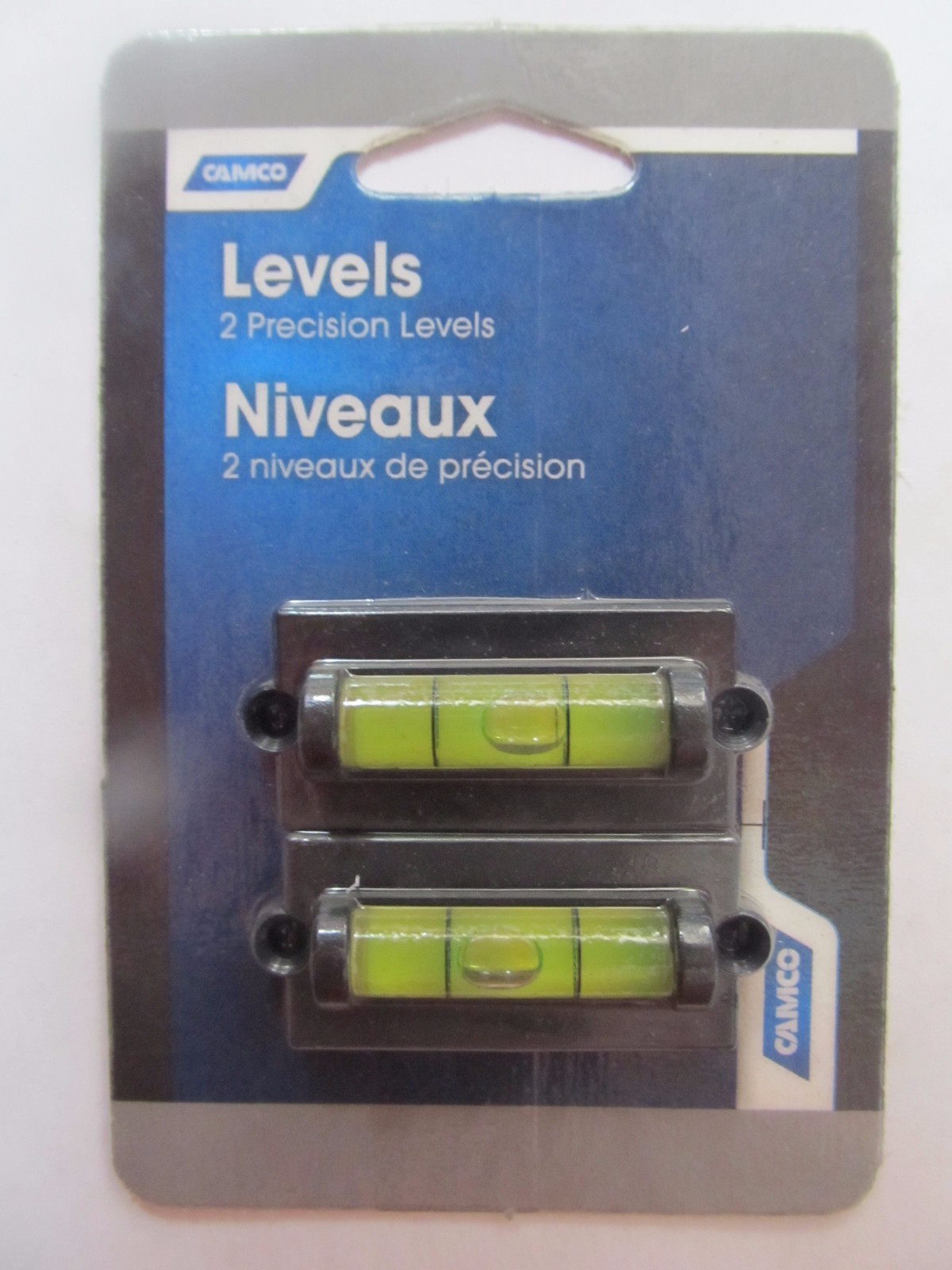 RV Stick On Levels 2 Pack Vial Levels Camco #25523 NEW