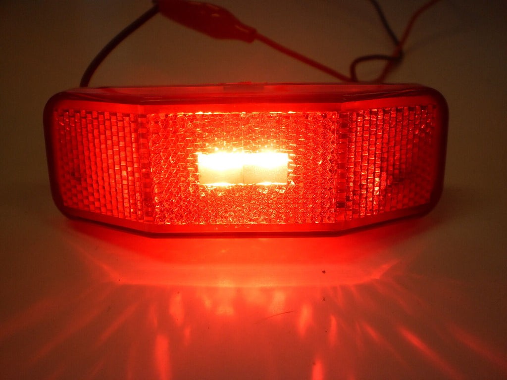 Red LED Bargman 99 Replacement Marker Light RV Truck Trailer 225