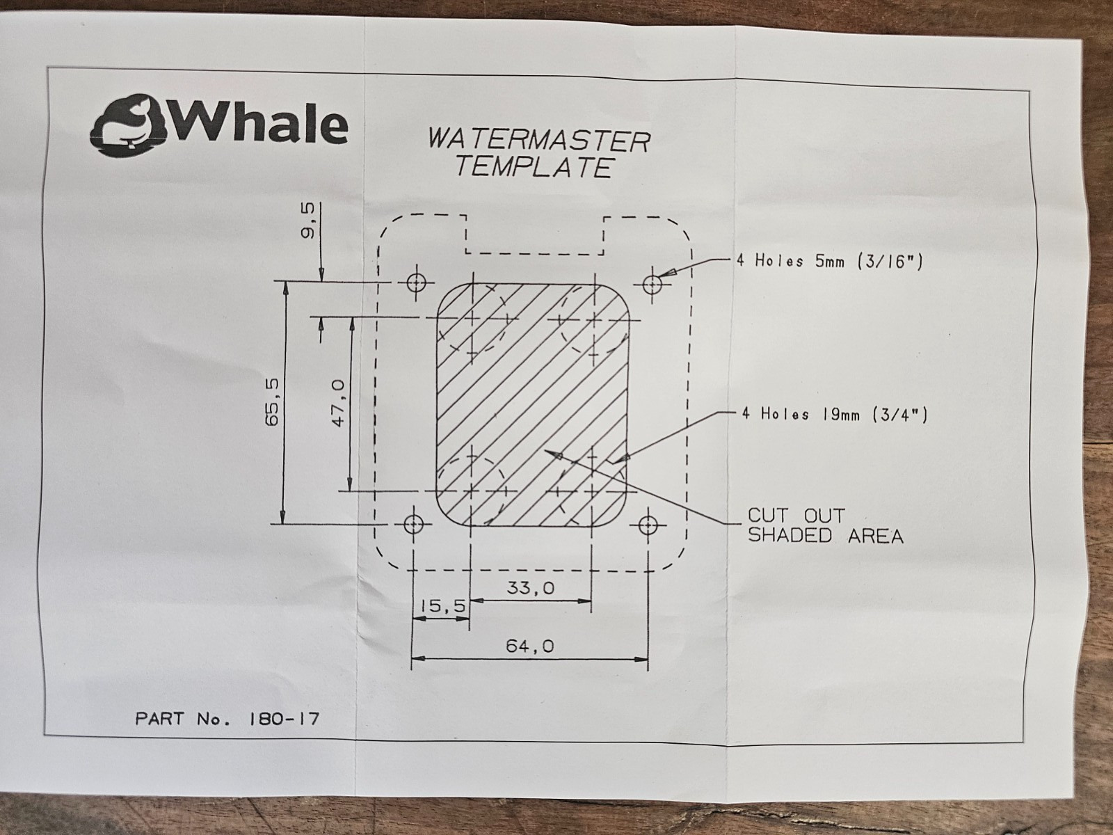 WHALE Watermaster Water Inlet Socket Ivory w/o Pressure Switch Caravan Motorhome