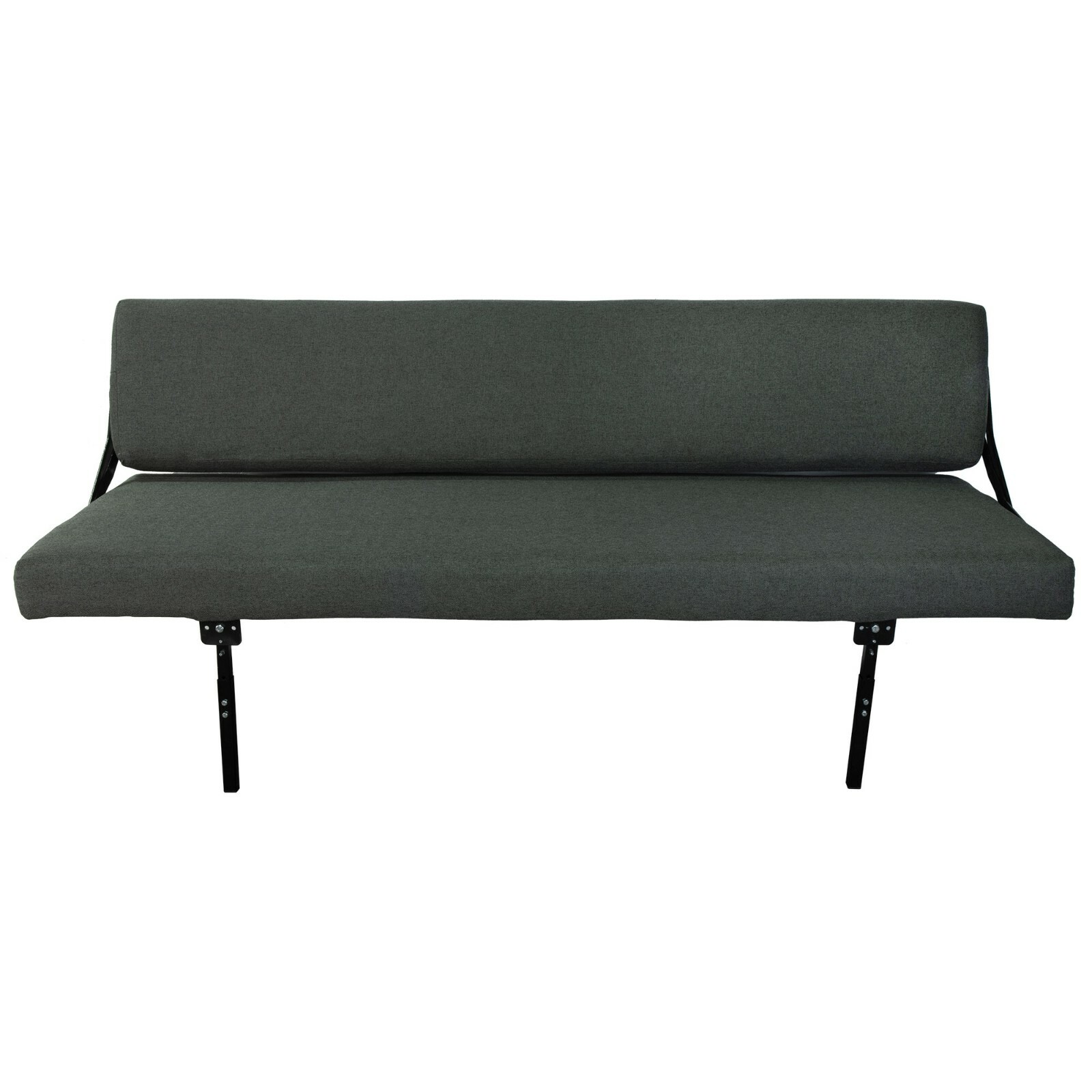 80″ RV Wall Mount Fold Up Drop Down Sofa Gaucho Bed with Adjustable Legs Cloth