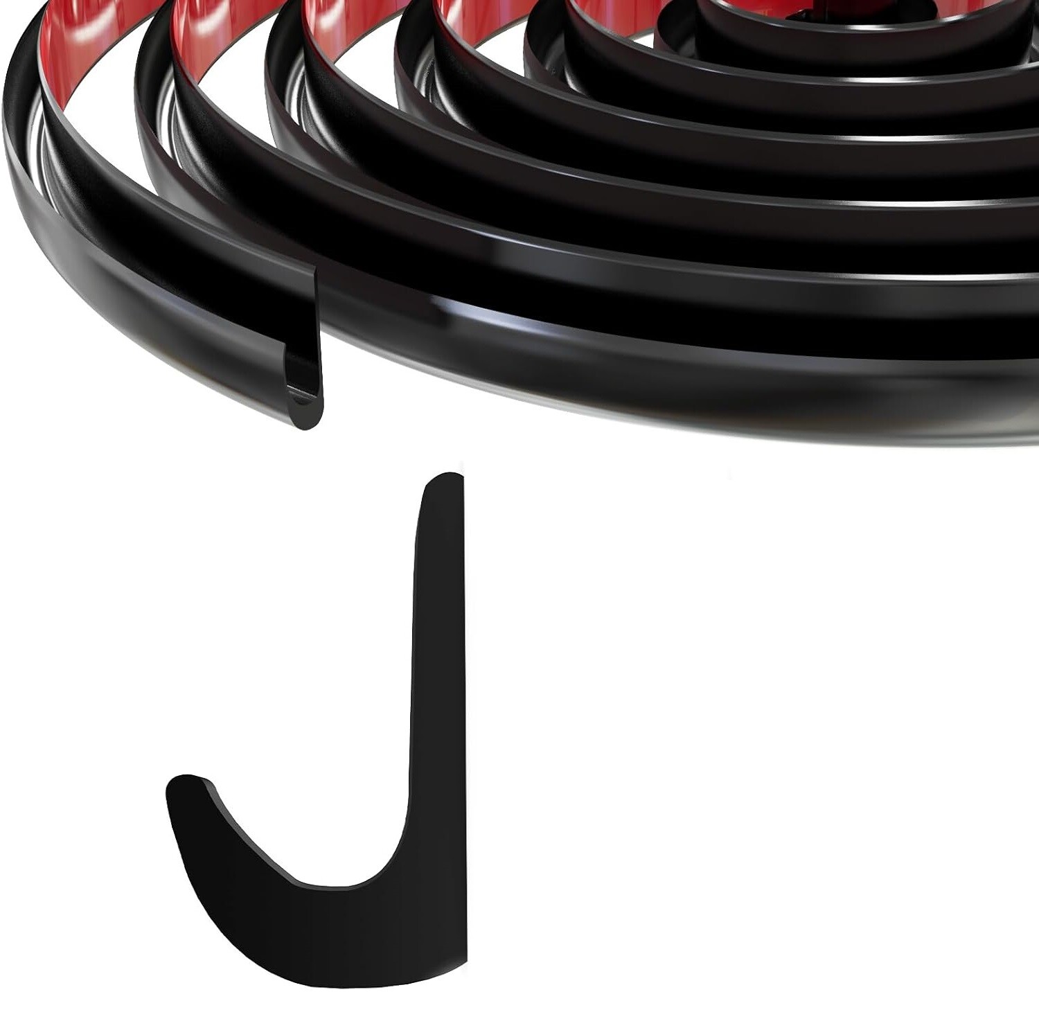 16/32FT RV Rain Gutter PVC Flexible Drip Rail Molding with Self-Adhesive Tape