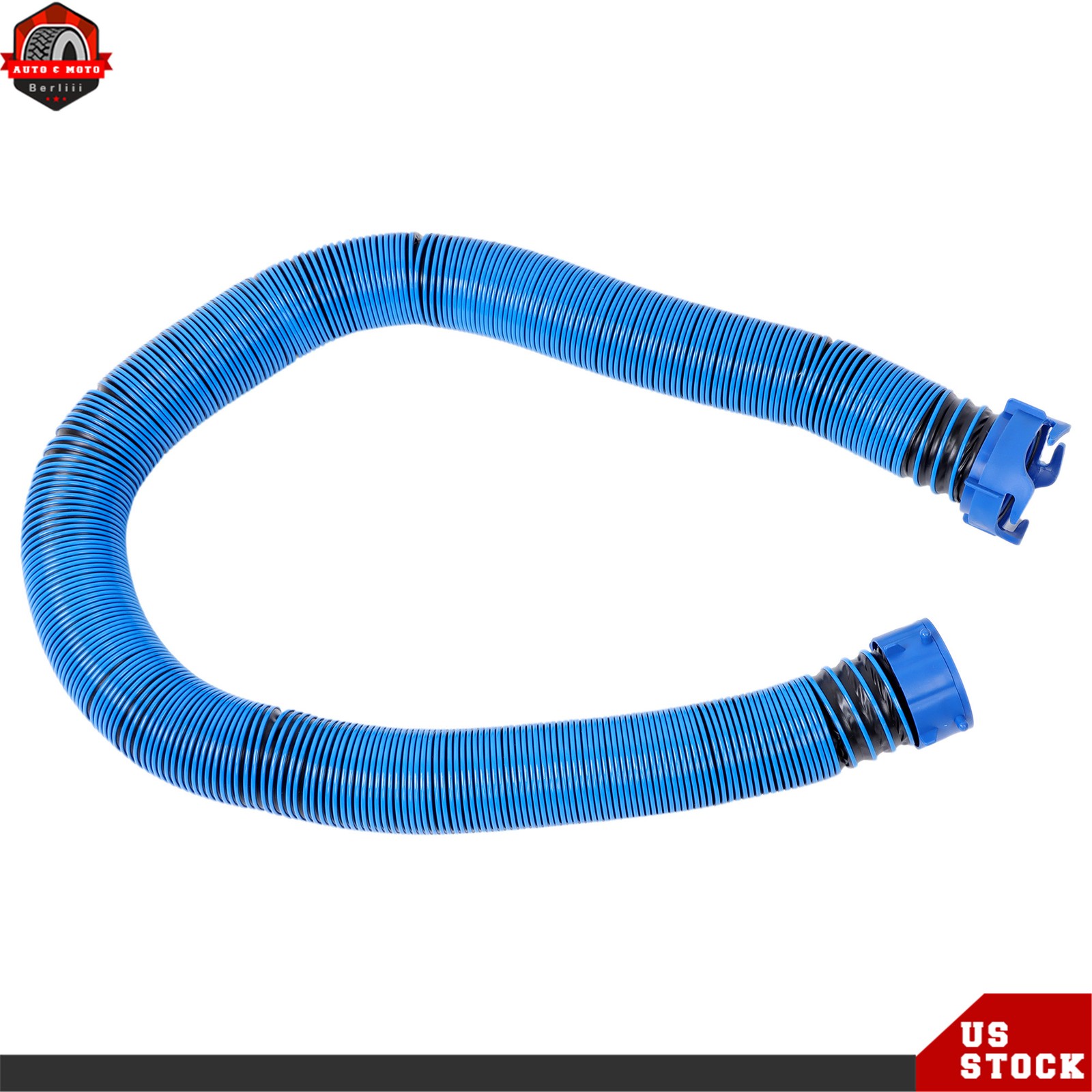 15 FT For Camper RV Trailer Sewer Hose Kit & Clear Elbow & Cap & 4-in-1 Adapter