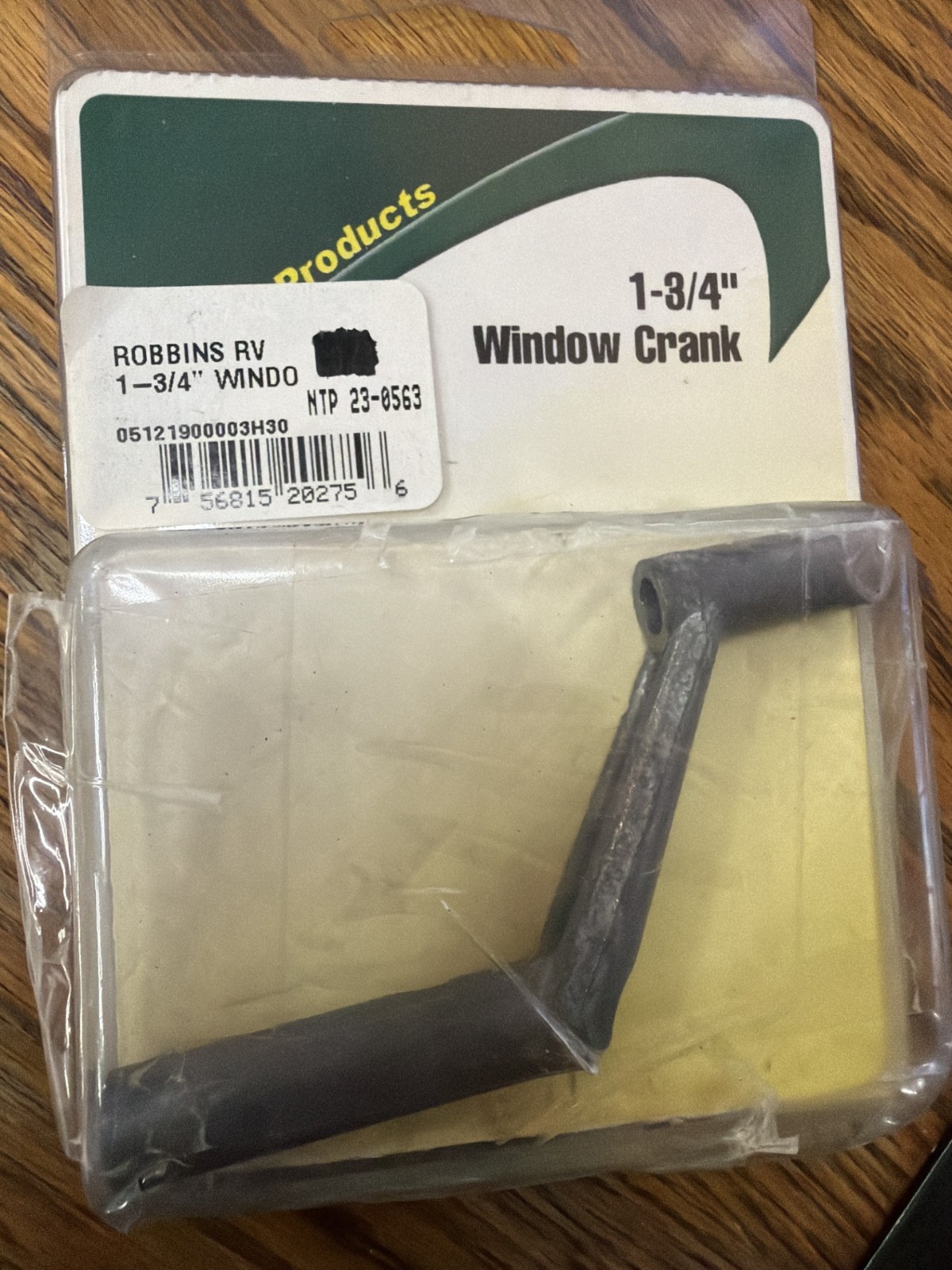 JR Products 20275 Metal RV Window Crank Handle 1-3/4″ Shaft 23-0563 Camper Trail