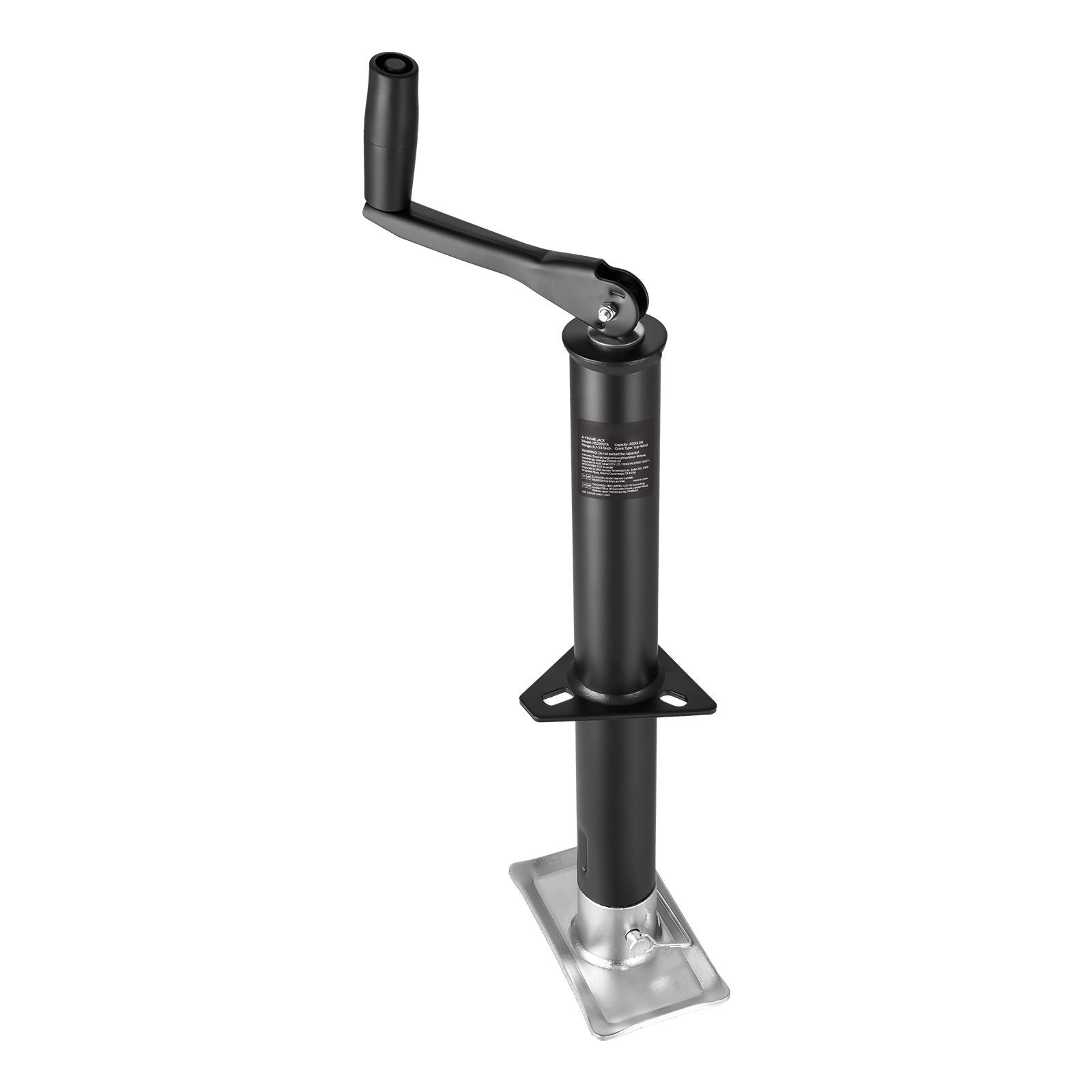 2000lb Trailer Jack Stand Bolt-On 15in Travel RV