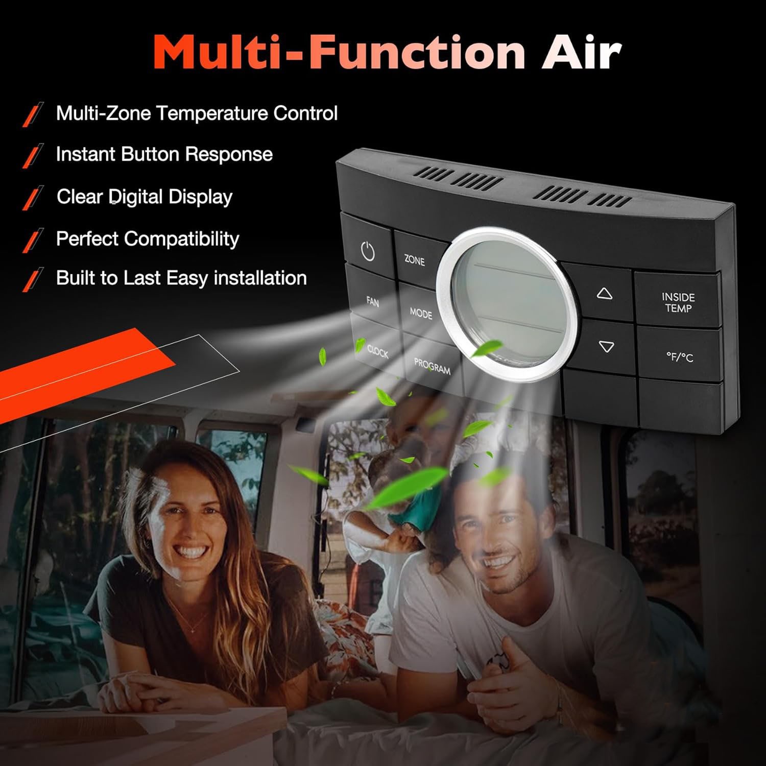 RV Multi-Zone Thermostat 10-Button Comfort Control Center For Dometic 3314082000