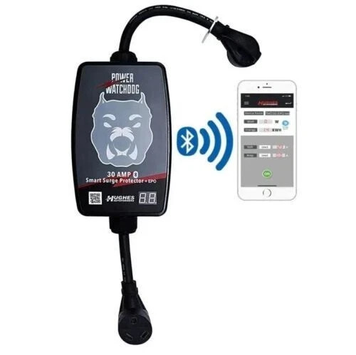 Hughes PWD30EPO Power Watchdog 30 Amp Auto Shutoff Smart RV Surge Protector