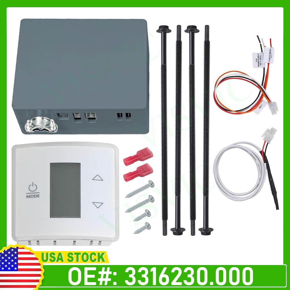 for Dometic Single Zone LCD A/C Thermostat Control Kit Cool/Furnace 3316410.700