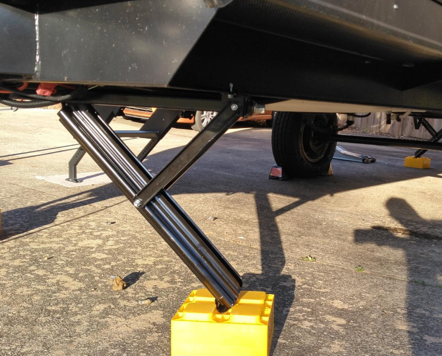 Heavy Duty RV Stabilizer Jacks for Travel Trailer Leveling Cargo Camper Parking