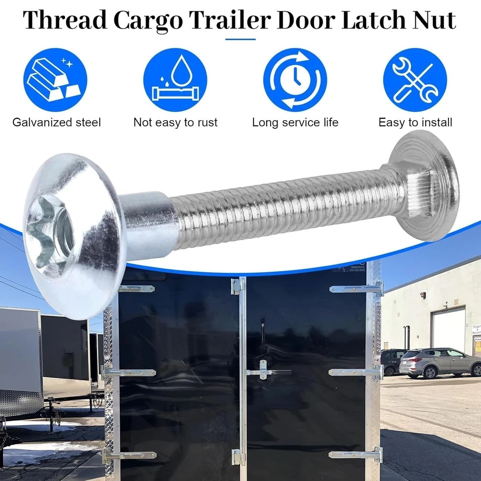 Domed Head Nut Torx Barrel 5/16 Thread Cargo Trailer Door Latch – Cargo Trail…