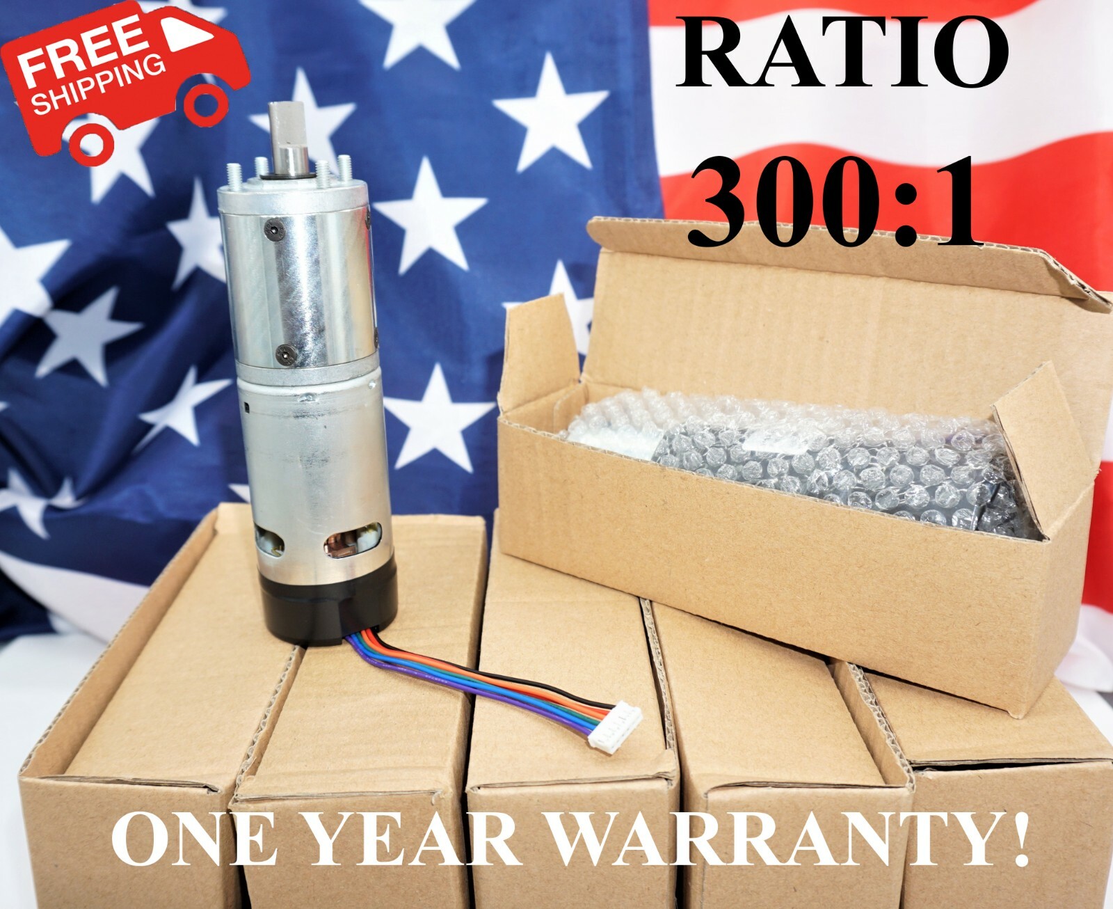 236575 RV In Wall Slide Out Motor 300:1 10MM FREE SHIPPING ONE YEAR WARRANTY