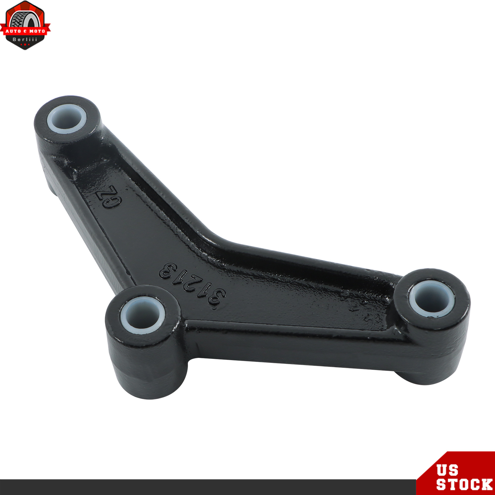 2 Set Trailer Equalizer Bars For Double Eye Leaf Springs w/ 9/16″ Nylon Bushings