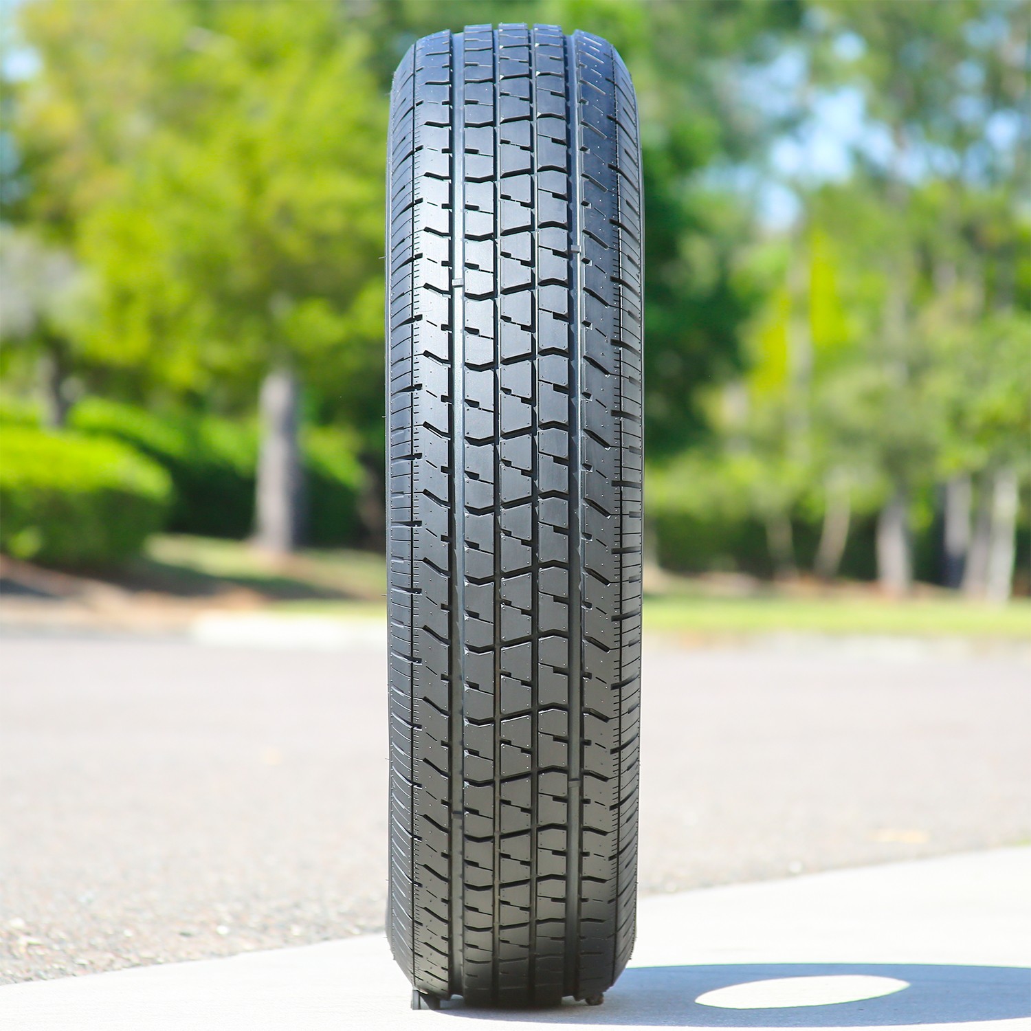 5 Tires ST 235/80R16 126/122M F 12 Ply Suntek HD Trail 2 Semi-Steel Trailer