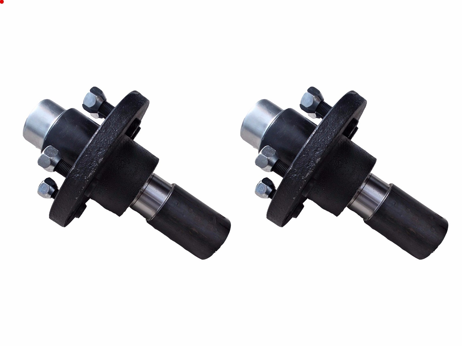 Two (2) 5×5 Replacement Idler Hub Spindle Kit Stub End Trailer Axle 3500# #84
