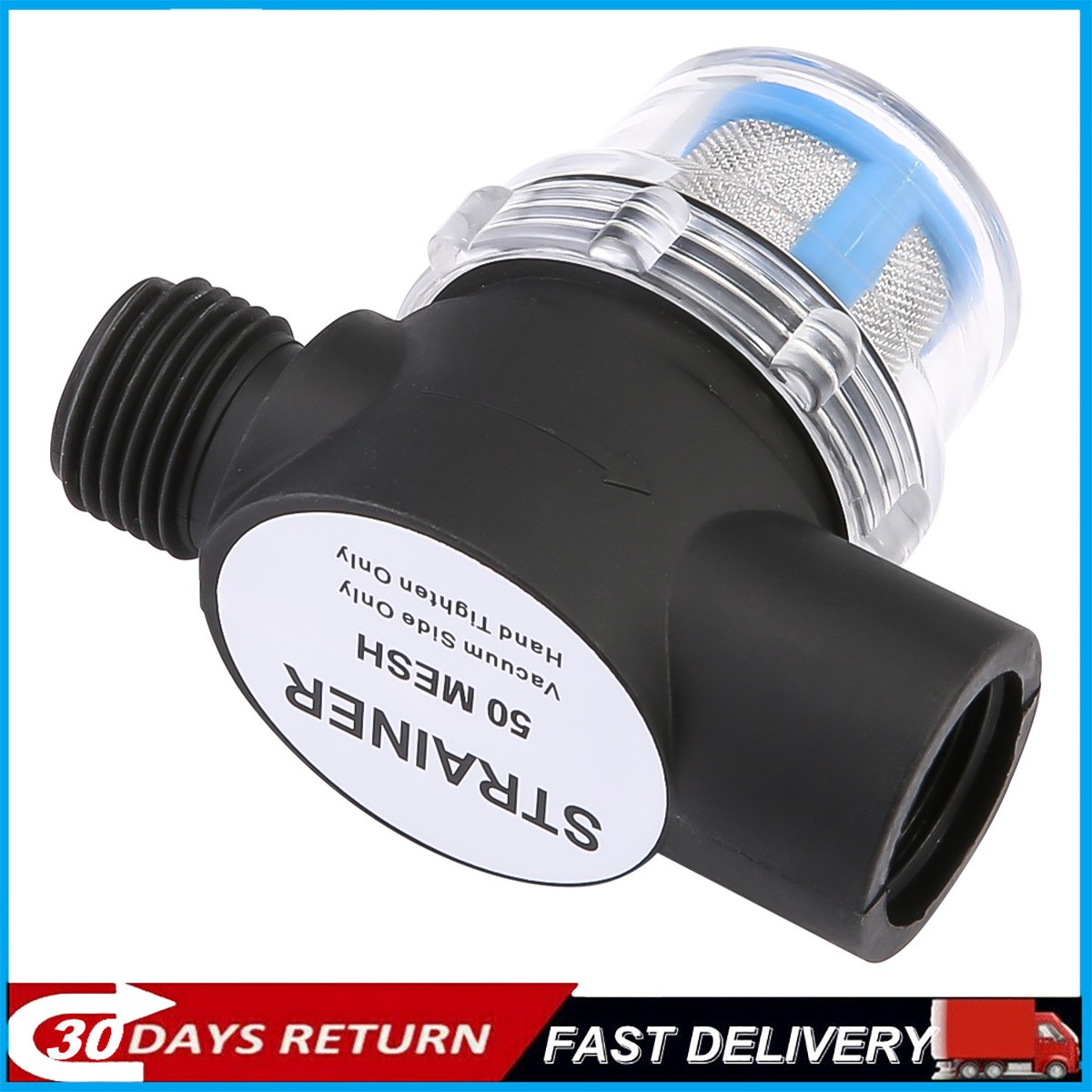 Water Pump Strainer threaded inlet for RV Camper Strainer Pump Strainer Filter
