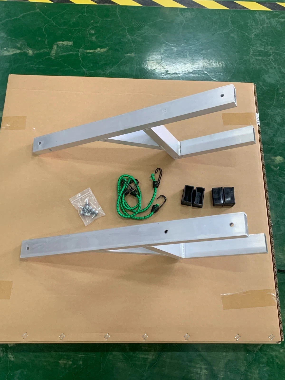 U.S Warehouse Fits Ladder Rack for Trailer,Side Mount Heavy Steel Ladder Rack