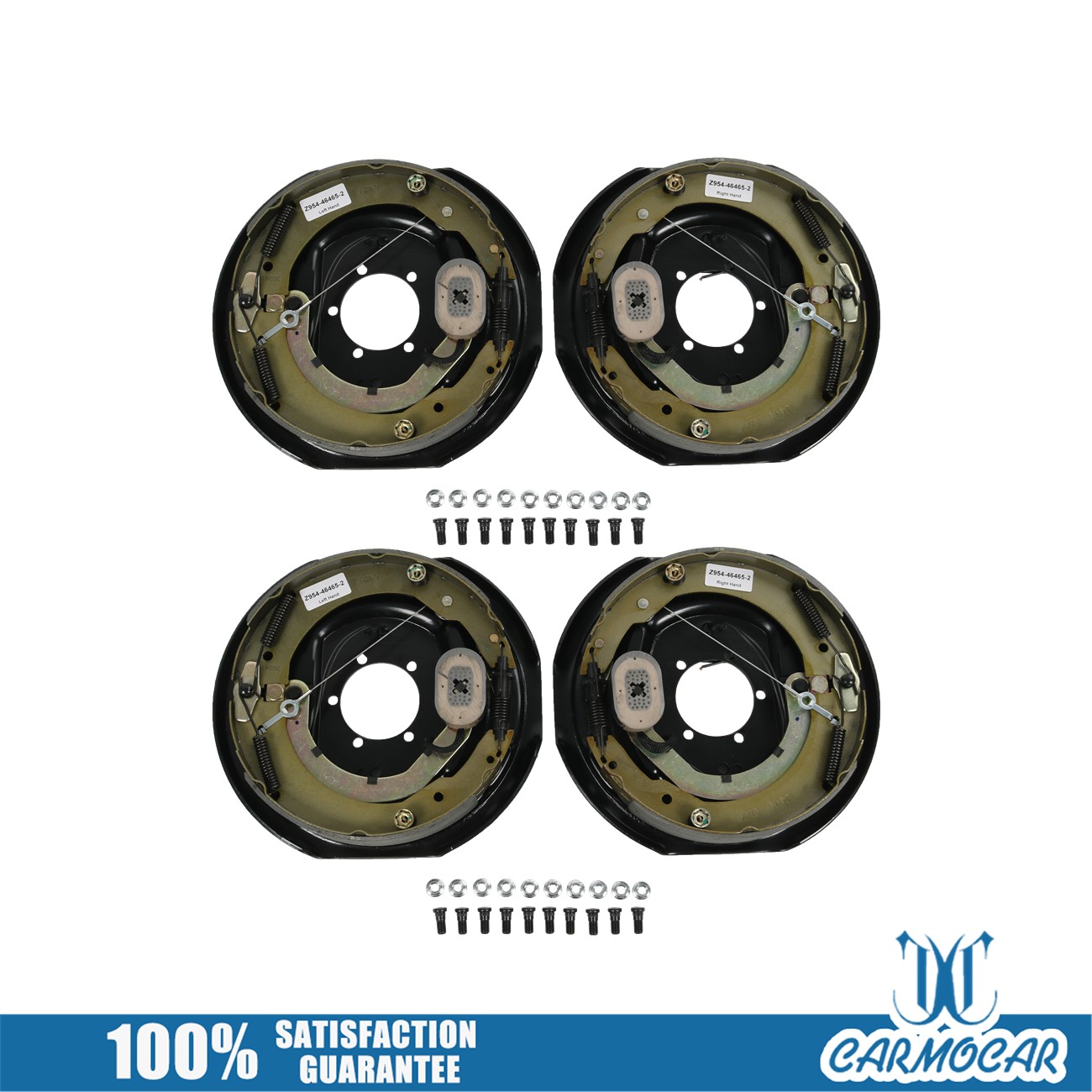 12″ 2 Set Trailer Backing Plate Brake Electric For Dexter Nev-R-Adjust 7000 Self