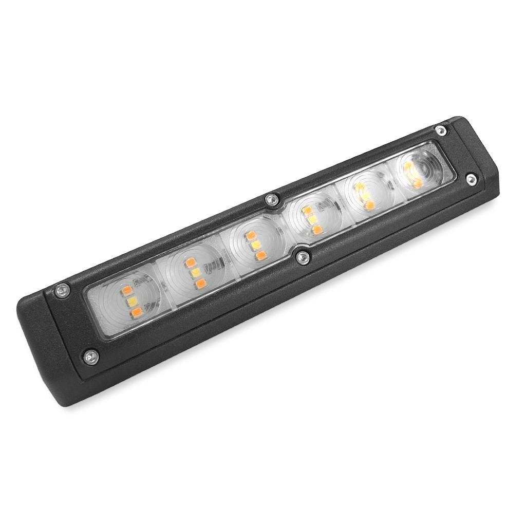 Dream Lighting 12V Dual Color Awning Light Black, 0013712CA-B