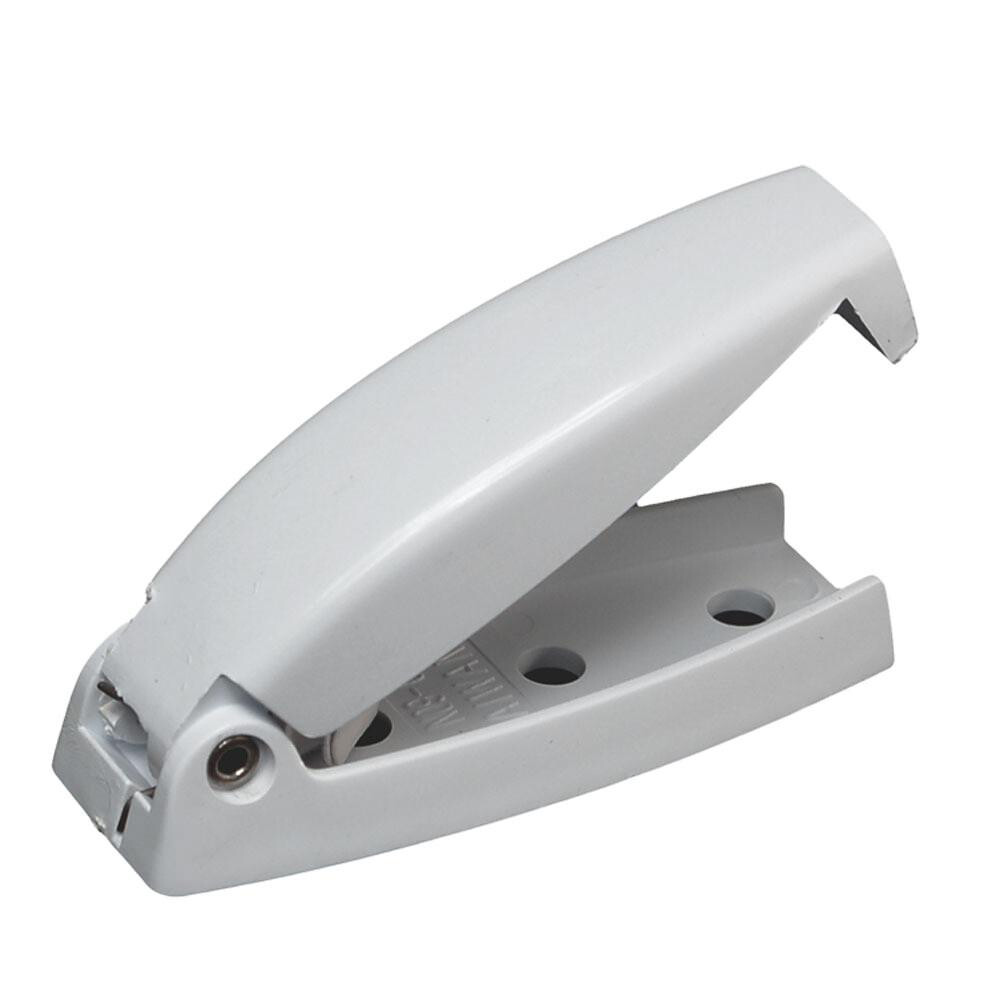 Cynder RV Camper Baggage Door Catch Polar White Trailer Motorhome 1 Pack