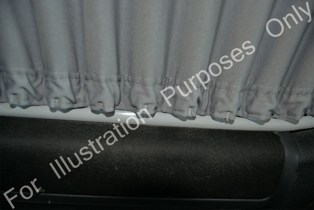 Mercedes Vito Rear Tailgate Door Just Kampers Blackout Curtain Kit 2004-2014