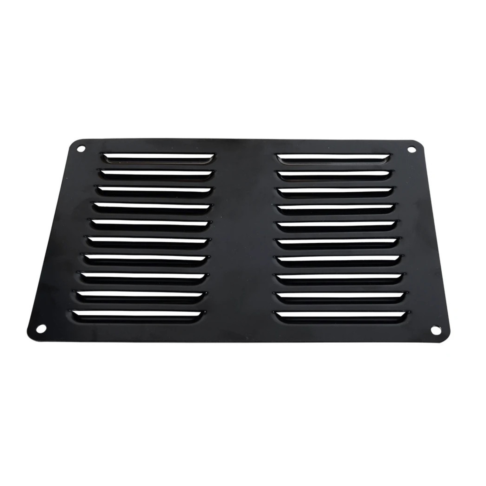 BLACK LOUVRE VENTILATION GRILL 223MM X 148MM CARAVAN RV MOTORHOME AIR VENT PARTS
