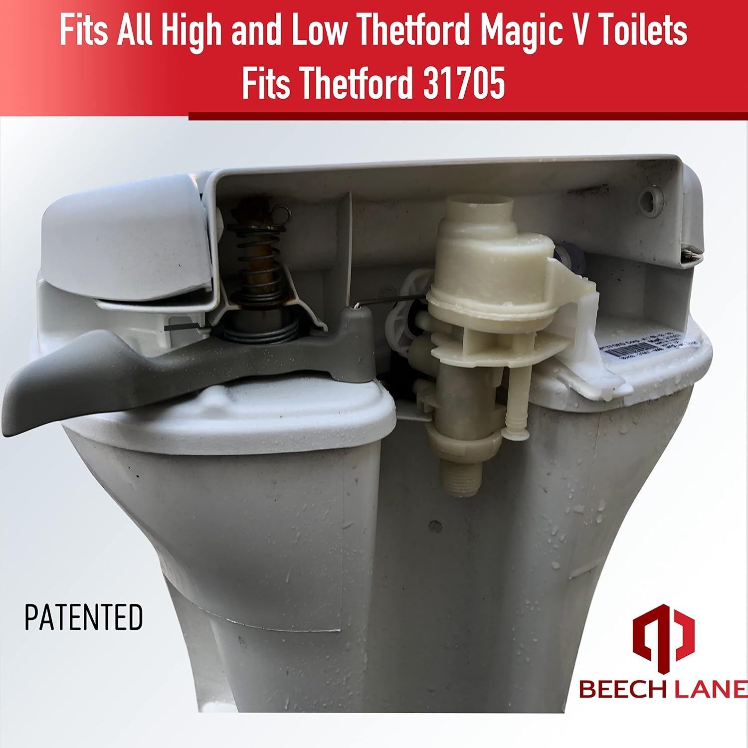Patented Leak-Resistant Toilet Valve for Thetford Aqua Magic V Toilets – 31705