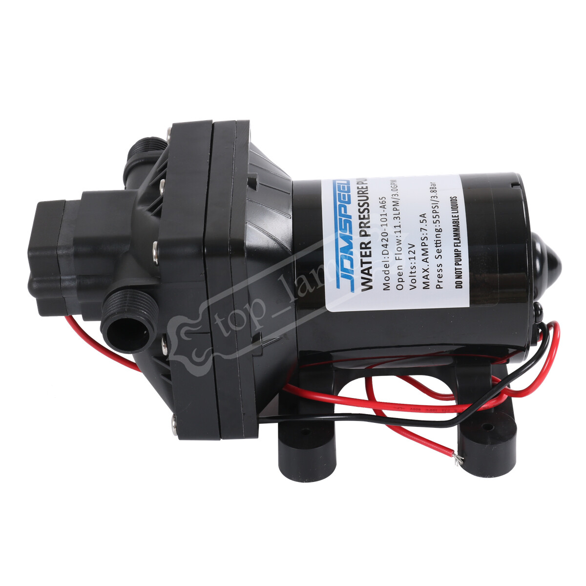 12V Water Pump For GPM 3.0 RV Revolution 55 PSI 4008-101-A65 With Strainer