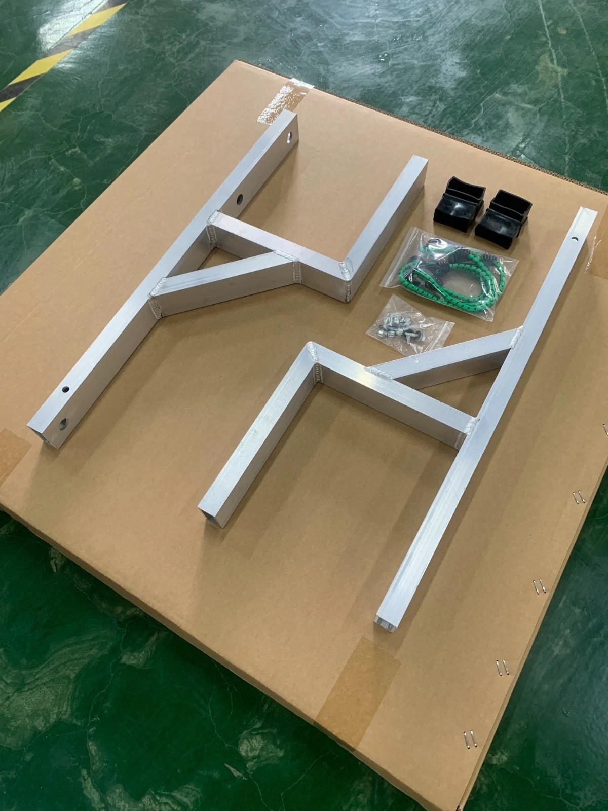 U.S Warehouse Fits Ladder Rack for Trailer,Side Mount Heavy Steel Ladder Rack