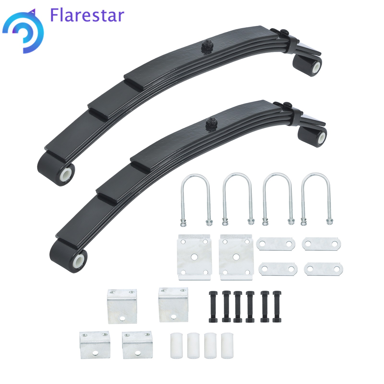 2500lbs 4 leaves Trailer Double Eye 5000lbs Single Trailer Axle Suspension Kit