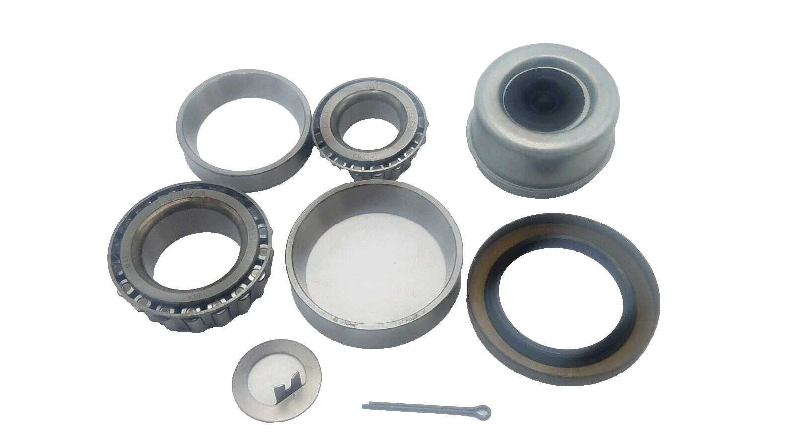 7K Bearing Kit with Grease Caps, fits most 6k and 7k axles