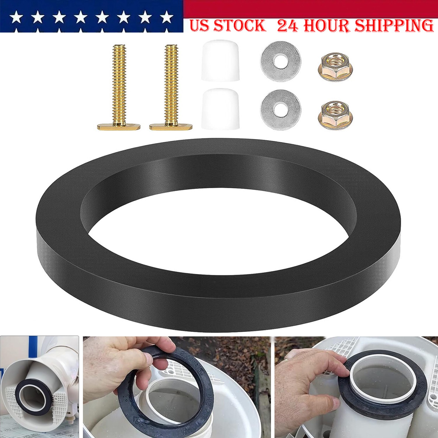 RV Toilet Seal Gasket for Dometic 300 310 320 Series RV Toilet Flange Seal Kit