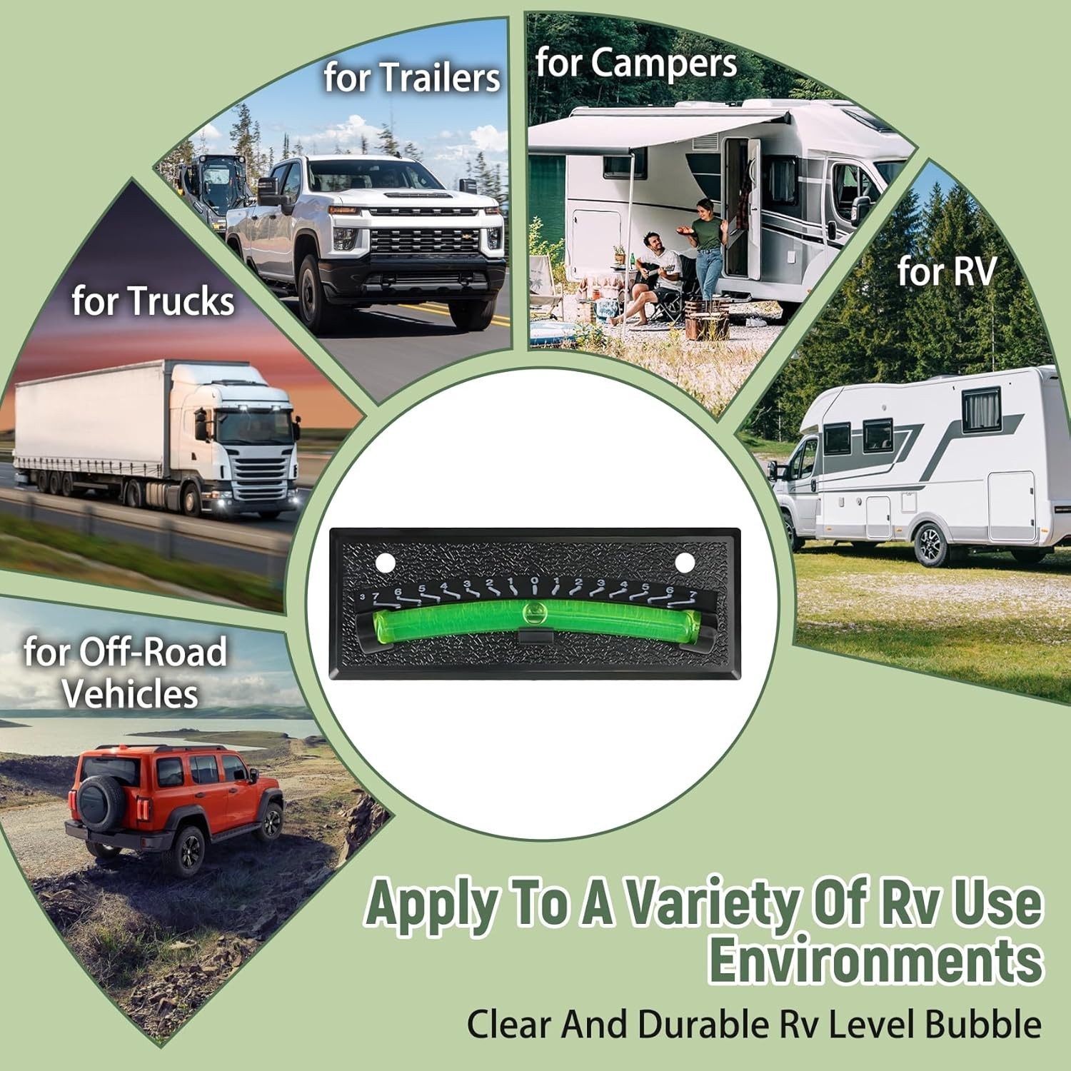 Rv Bubble Level Camper 2 Pack For Trailer Leveling Bubble,High…