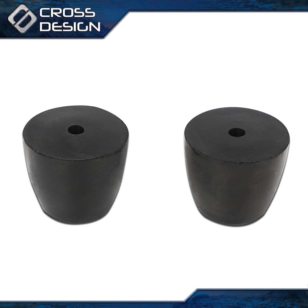 2″ Door Rubber Bumpers Stop Cone Replacement Ramp Fit For Cargo RV Trailer Truck