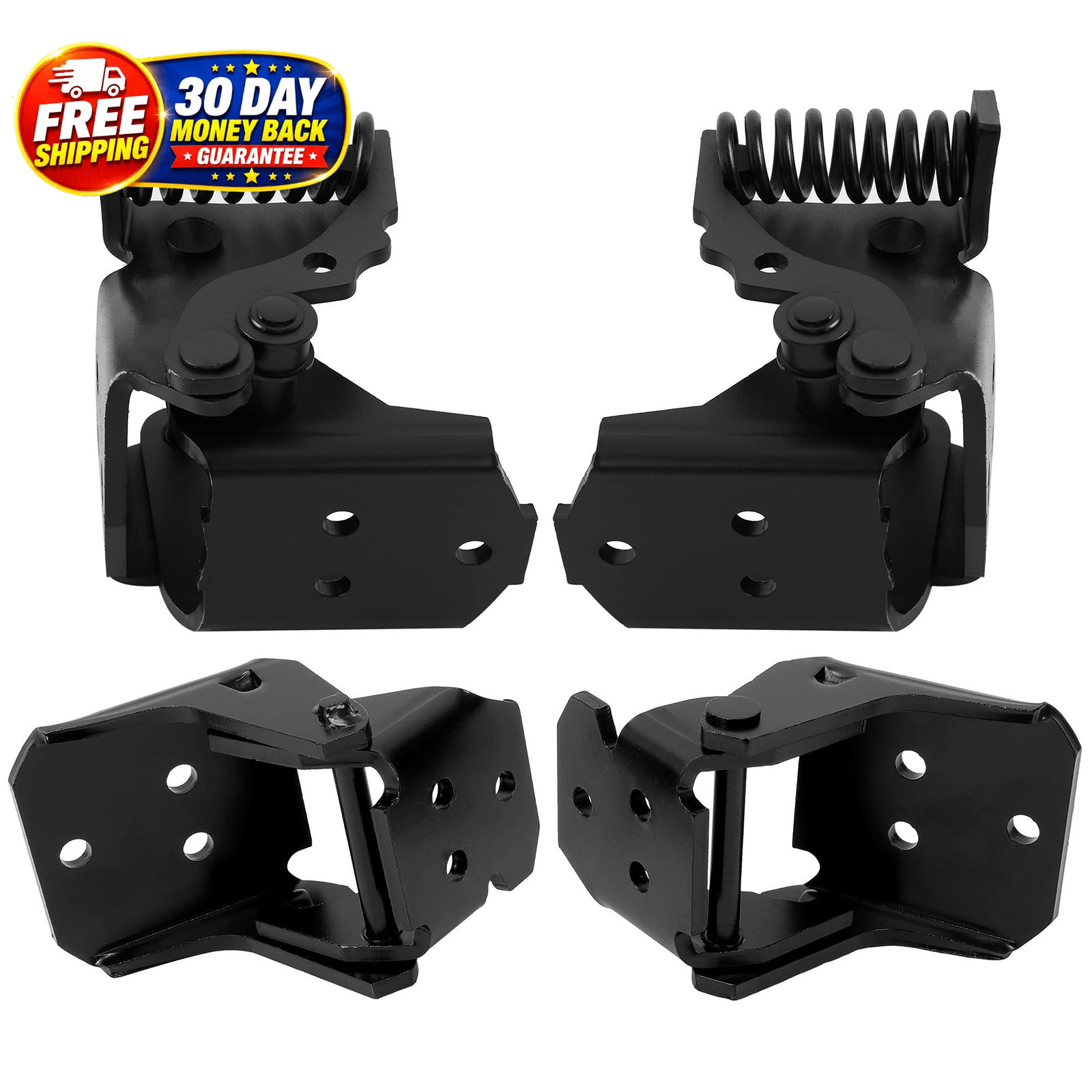 Door Hinge Set Compatible with 1978-1988 Chevy Chevrolet Monte Carlo SS EL Camin