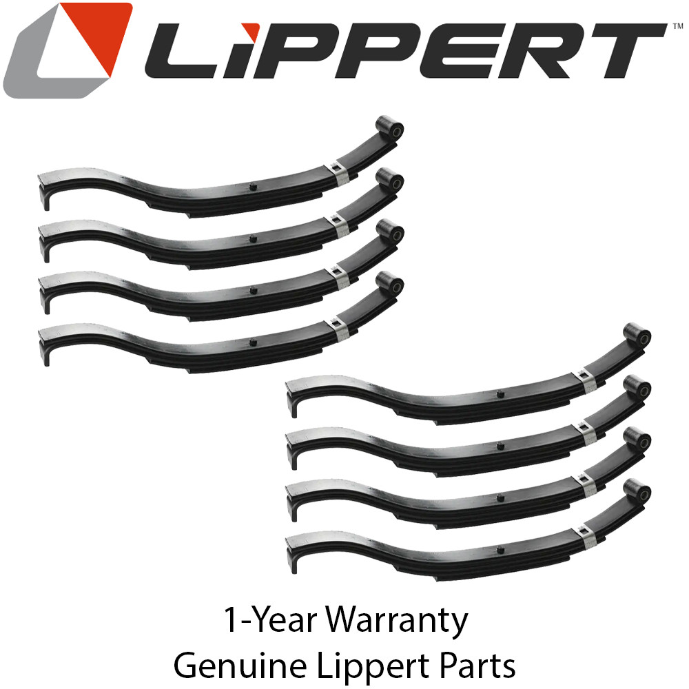 Lippert 26.5″ Slipper Springs for 3,500 lb Axles, 5-Leaf (8-Pack) Fits Dexter